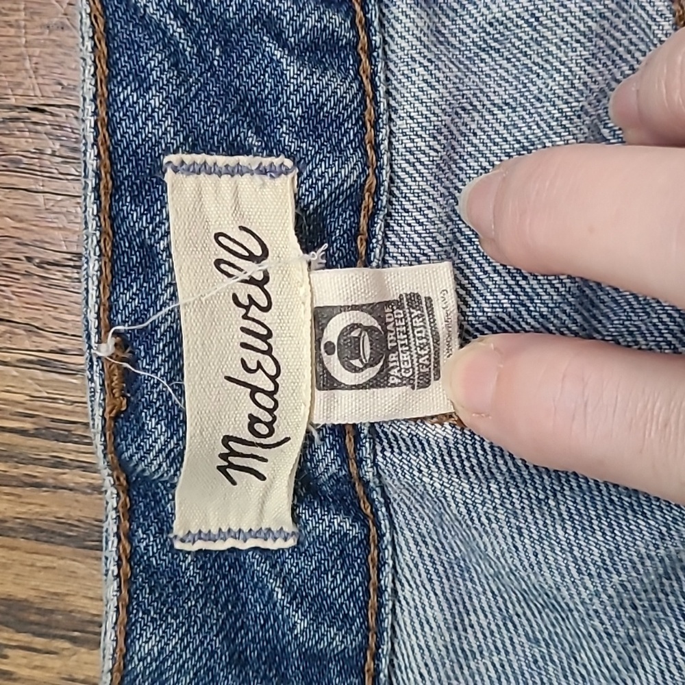 Madewell Curvy Baggy Straight Classic Jeans Size 27 - Picture 2 of 5